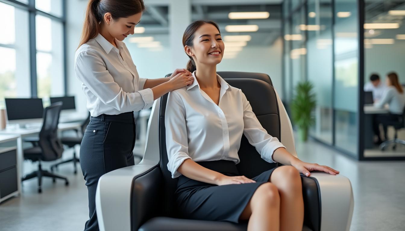 découvrez comment le massage minute peut améliorer votre productivité au travail en favorisant détente, concentration et bien-être en quelques minutes seulement.