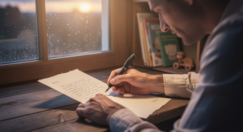 découvrez des idées créatives et touchantes pour écrire une lettre inoubliable au futur papa, pleine d'émotions et de souvenirs à chérir.