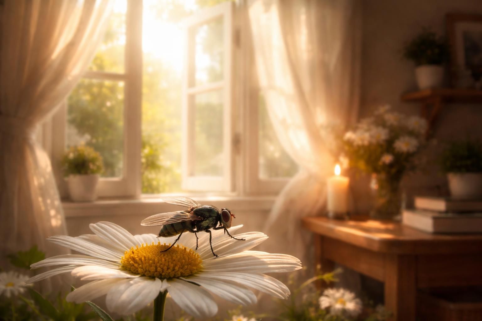 découvrez la signification spirituelle de la présence d'une mouche dans la maison et apprenez à interpréter ce message mystérieux.