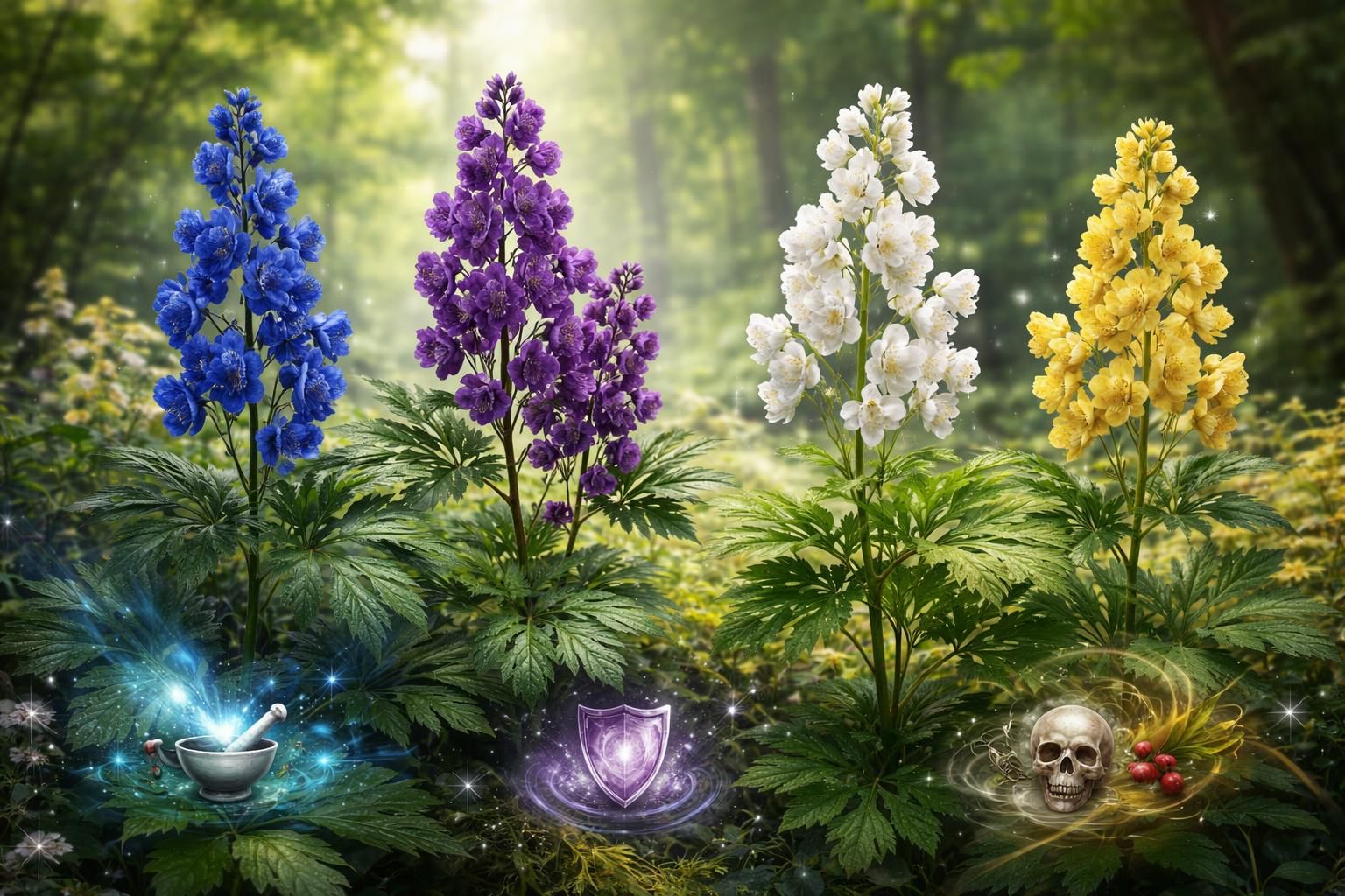 découvrez les différentes espèces d'aconit, leurs caractéristiques uniques et leurs propriétés étonnantes, entre plantes médicinales et dangers à connaître.
