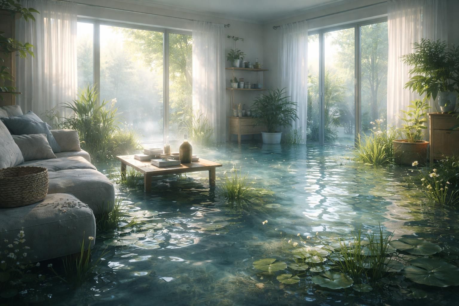 découvrez la signification profonde des rêves d'inondation dans la maison et comment ils symbolisent un appel à la transformation personnelle et au renouveau intérieur.