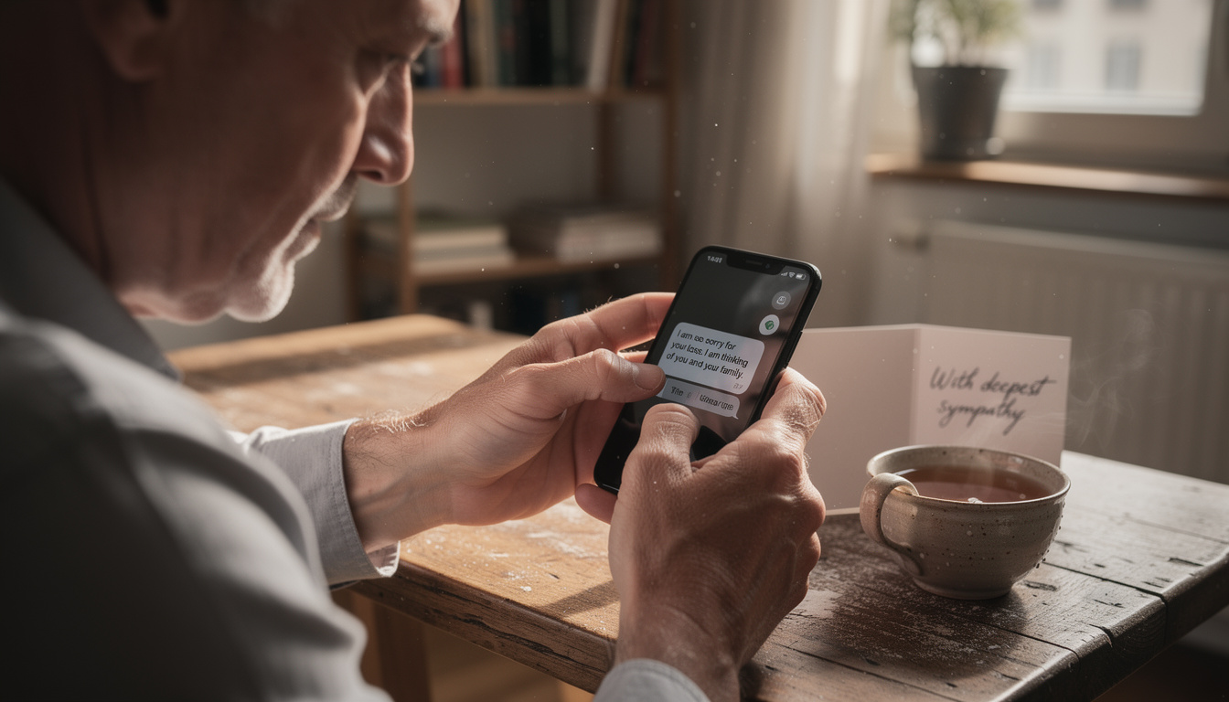 découvrez comment rédiger un sms de condoléances sincère et touchant qui apportera réconfort et soutien à vos proches en ces moments difficiles.
