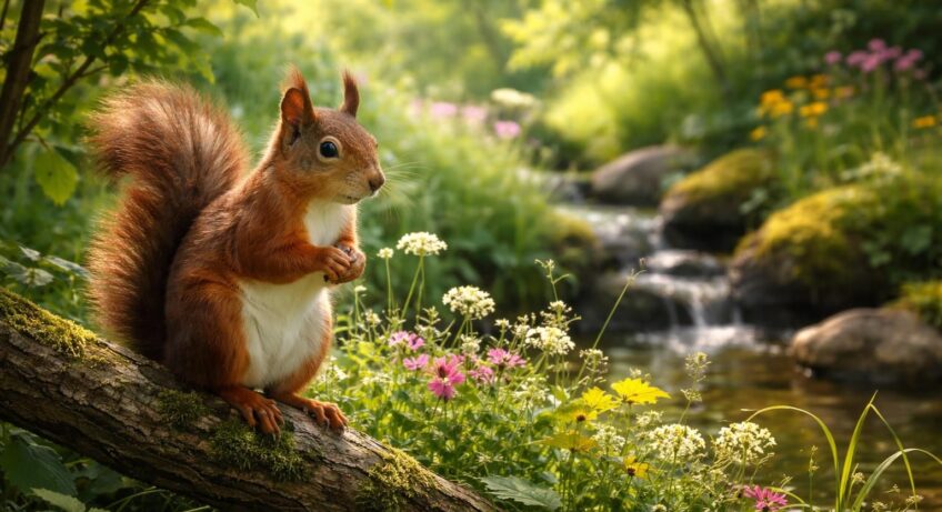 découvrez la signification profonde d'un écureuil dans votre jardin et apprenez les leçons de sagesse naturelle qu'il nous offre.