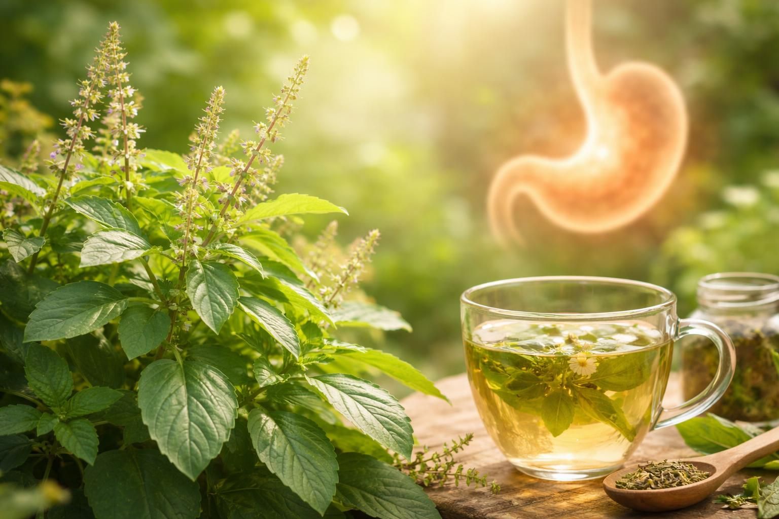 découvrez les bienfaits du basilic sacré (ocimum sanctum) pour améliorer votre digestion naturellement et favoriser votre bien-être au quotidien.