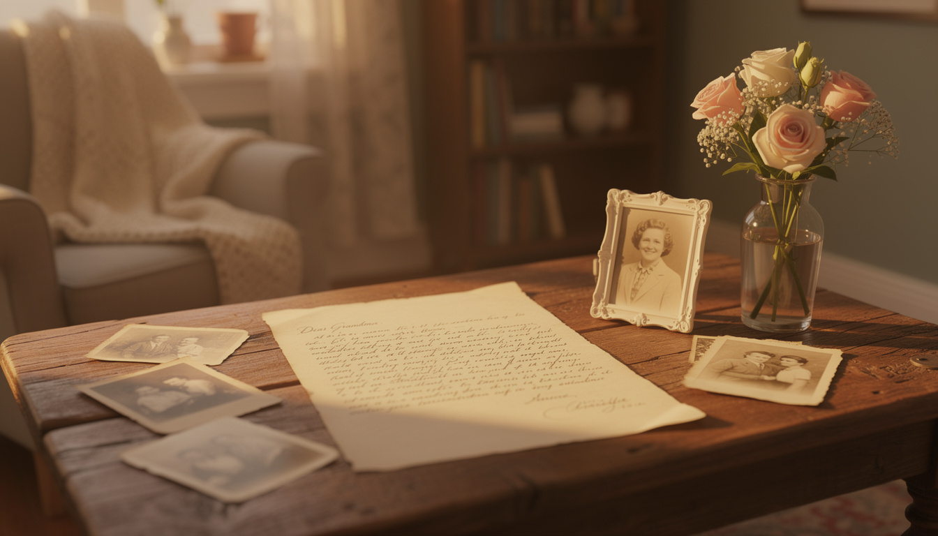 découvrez comment écrire une lettre d'adieu touchante pour mamie afin de lui rendre un hommage rempli d'amour et d'émotion.