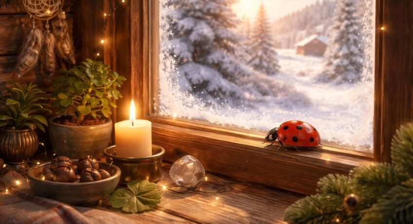 découvrez comment la présence d'une coccinelle dans votre maison en hiver porte une signification spirituelle profonde et influence positivement votre vie au quotidien.