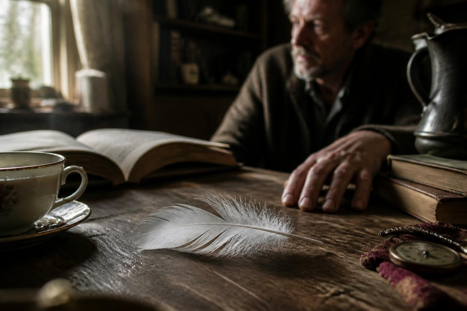 découvrez les histoires captivantes de personnes qui ont trouvé une plume blanche dans leur maison, un symbole mystérieux chargé de significations intrigantes.
