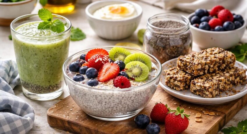 découvrez des recettes délicieuses et économiques à base de graines de chia, faciles à préparer pour une alimentation saine et savoureuse.