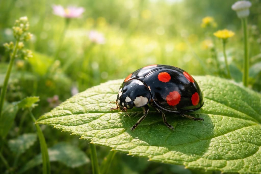 découvrez la signification et les dernières recherches sur la coccinelle noire à points rouges, et son rôle essentiel dans l'équilibre de l'écosystème.